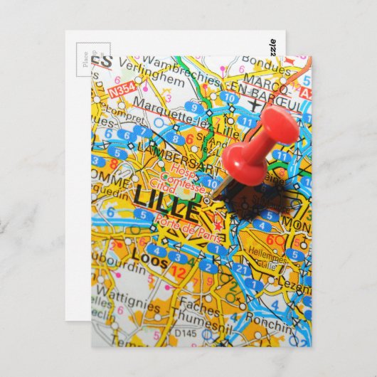 Lille, Frankrijk Briefkaart (Voorkant / Achterkant)