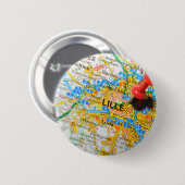 Lille, Frankrijk Ronde Button 5,7 Cm (Voorkant /achterkant)
