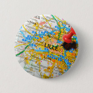 Lille, Frankrijk Ronde Button 5,7 Cm