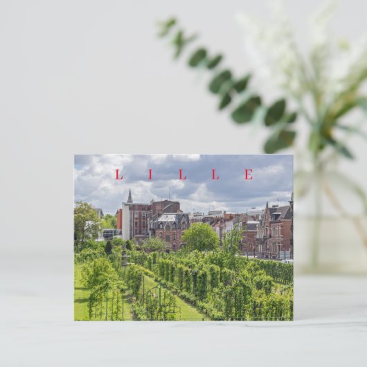 Lille Jardin d'arboriculture fruitière briefkaart (Staand voorkant)