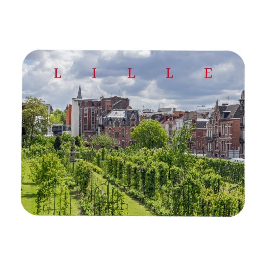 Lille Jardin d'arboriculture fruitière magnet Magneet (Horizontaal)