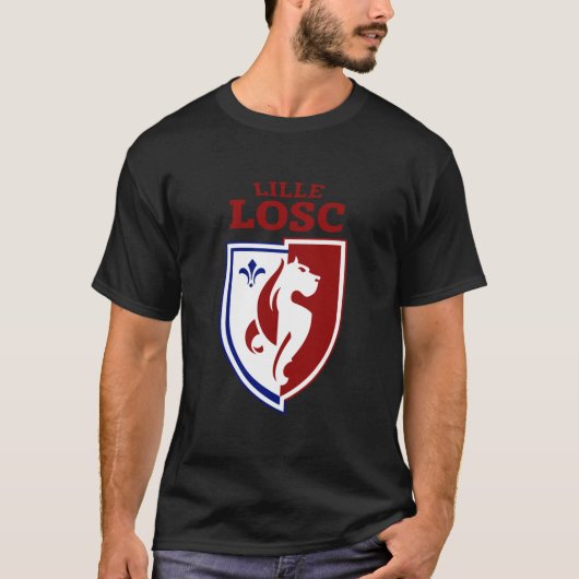 lille losc 1 Tri-blend T-shirt (Voorkant)