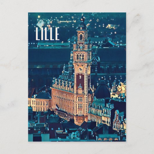 Lille Photo Vintage Briefkaart (Voorkant)
