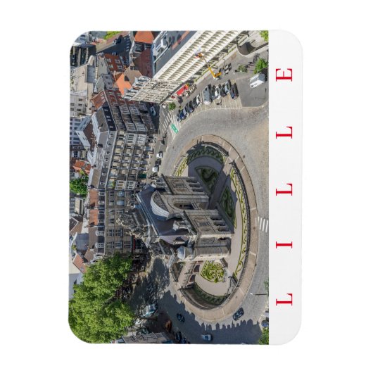 Lille Porte de Paris fridge magnet Magneet (Verticaal)
