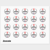 Lille Ronde Sticker (Vel)