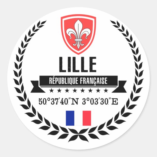 Lille Ronde Sticker (Voorkant)