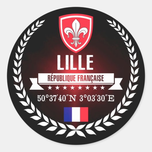 Lille Ronde Sticker (Voorkant)