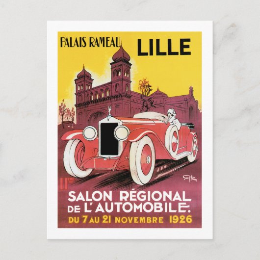 Lille Salon Regional de L'Automobile Briefkaart (Voorkant)
