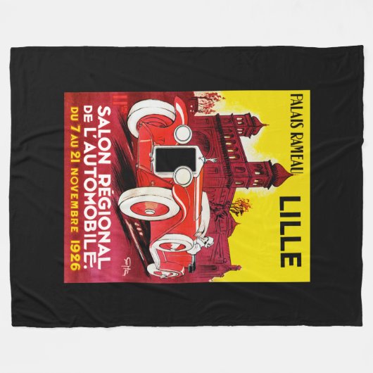 Lille ~ Salon Regionale de L'Automobile Fleece Deken (Voorkant (Horizontaal))