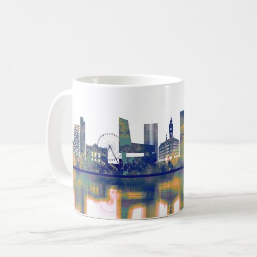 Lille Skyline Koffiemok (Voorkant links)