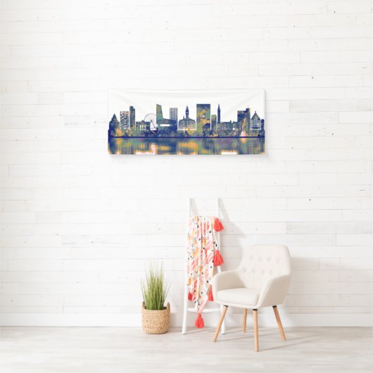 Lille Skyline Spandoek (Insitu)