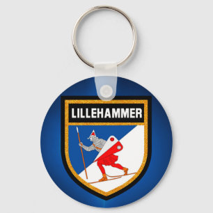 Lillehammer Flag Sleutelhanger