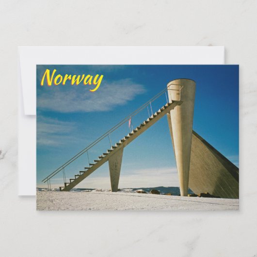 Lillehammer Noorwegen kaart (Voorkant)