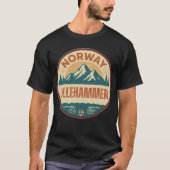 Lillehammer, Noorwegen Norway T-shirt (Voorkant)