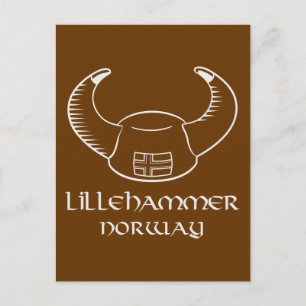 Lillehammer Norway Viking Pet Briefkaart
