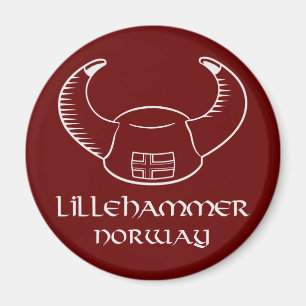 Lillehammer Norway Viking Pet Magneet