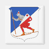 Lillehammer wapenschild magneet (Voorkant)