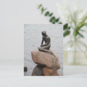 Lillehavefru Little Mermaid Copenhagen Denmark Briefkaart (Staand voorkant)