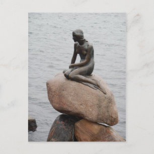 Lillehavefru Little Mermaid Copenhagen Denmark Briefkaart