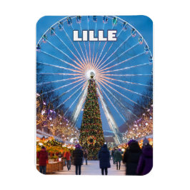 Lille's Festive Glow: A Magical Christmas Market Magneet