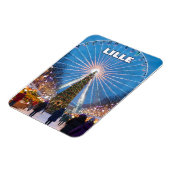 Lille's Festive Glow: A Magical Christmas Market Magneet (Linkerzijde)