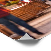 Lille's Festive Glow: A Magical Christmas Market Poster (Hoek)