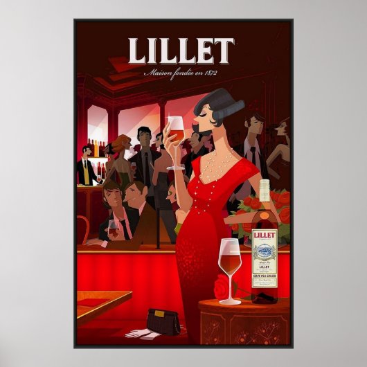  Lillet poster (Voorkant)