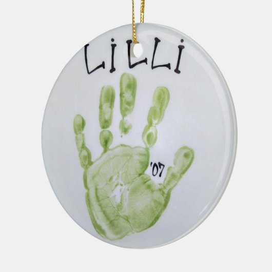 Lilli Hand Keramisch Ornament (Links)