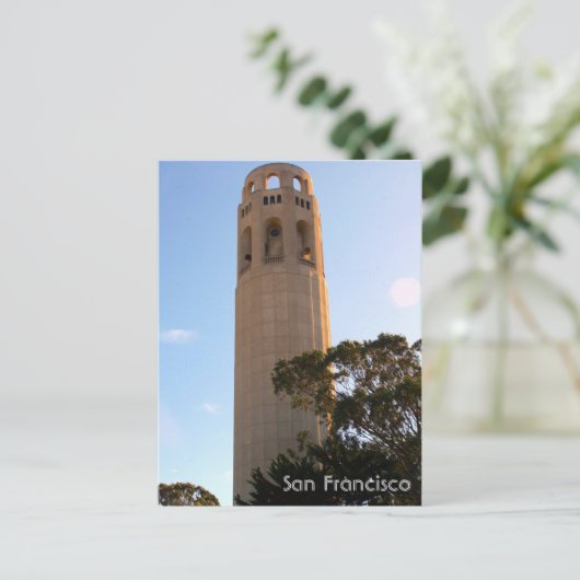 Lillian Coit-toren Briefkaart (Staand voorkant)