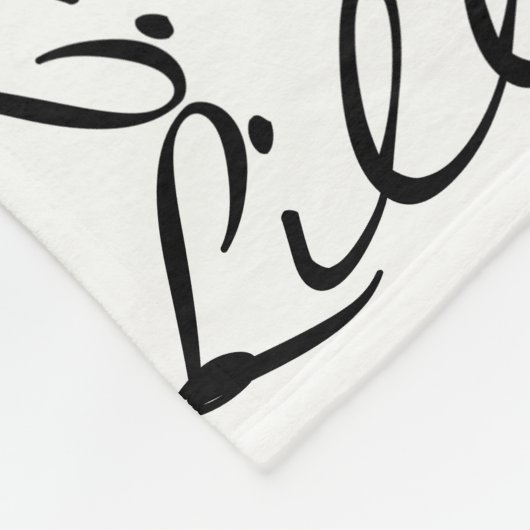 "Lillian" Fleece Blanket (Hoek)