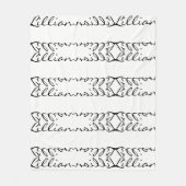"Lillian" Fleece Blanket Deken (Voorkant)