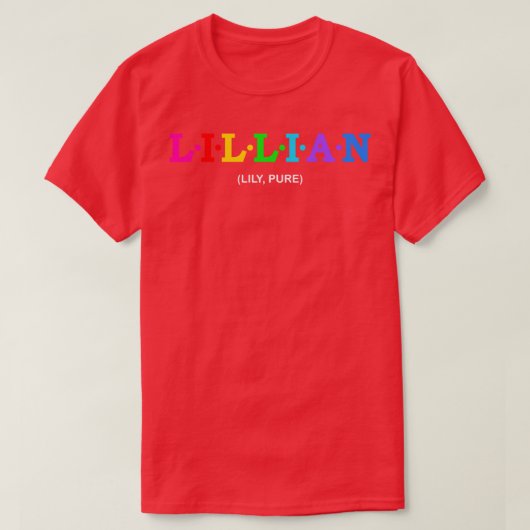 Lillian Lily Pure T-shirt (Design voorkant)