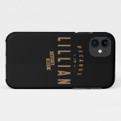 Lillian Name Personalised Birthday Name Lillian Case-Mate iPhone Case (Achterkant (horizontaal))