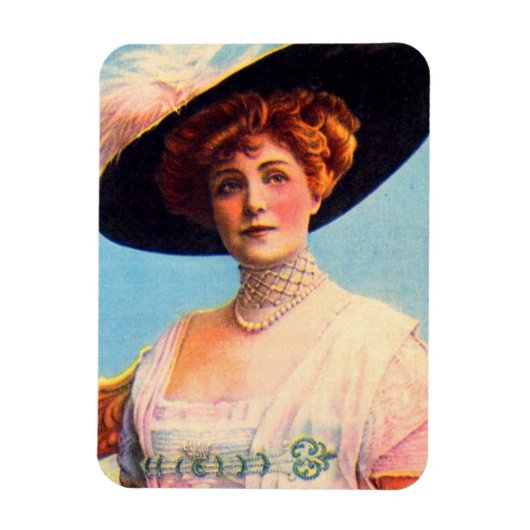 Lillian Russell Magneet (Verticaal)