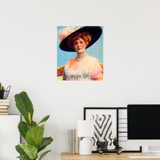 Lillian Russell Poster (Thuiskantoor)