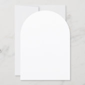 Lilliana Elegant Modern Wedding Kaart (Achterkant)