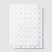 Lilliana Elegant Modern Wedding Vellum Uitnodigingen (Offset (Uitnodiging))