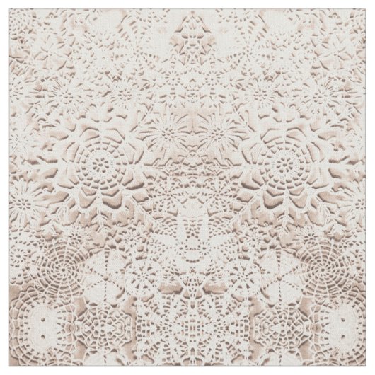 Lillian's Vanilla Cream Snowflakes Stof (Close Up)