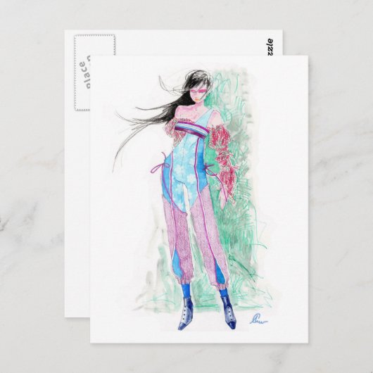 Lillie Briefkaart (Voorkant / Achterkant)