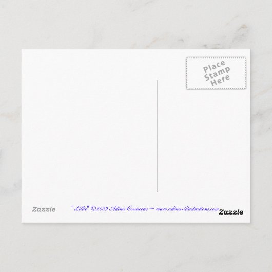 Lillie Briefkaart (Achterkant)