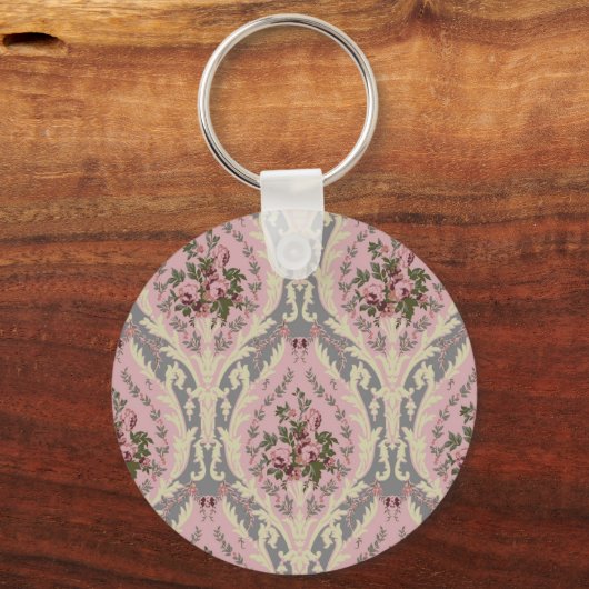 "Lillie" Wallpaper Design - Roze Sleutelhanger (Voorkant)