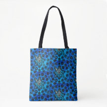 Lillien's Blauwe Sneeuwvlok Tote