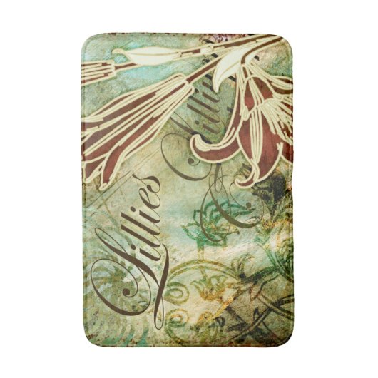 Lillies Badmat (Voorkant Verticaal)