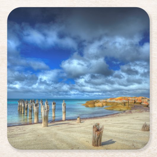 Lillies Beach | Wybalena, Flinders Island Kartonnen Onderzetters (Voorkant)