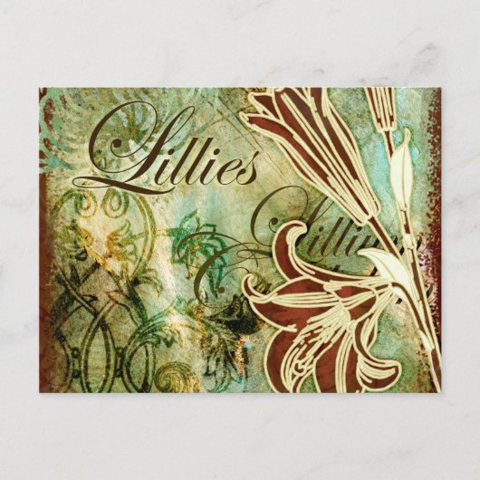 Lillies Briefkaart (Voorkant)