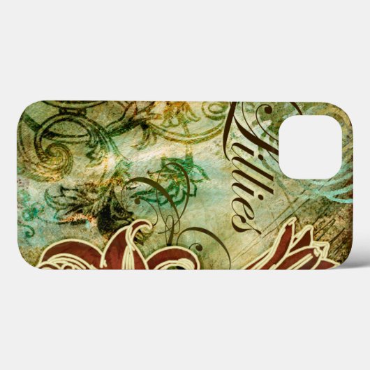 Lillies Case-Mate iPhone Case (Achterkant (horizontaal))