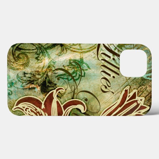 Lillies Case-Mate iPhone Case (Achterkant (horizontaal))