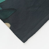 Lillies Fleece Deken (Hoek)