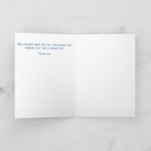 Lillies Flowers, Christelijke Bijbelverzen Moederd Feestdagen Kaart (Binnen)