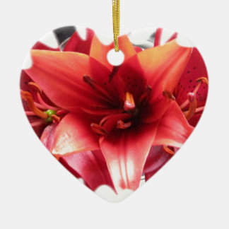 Lillies Keramisch Ornament